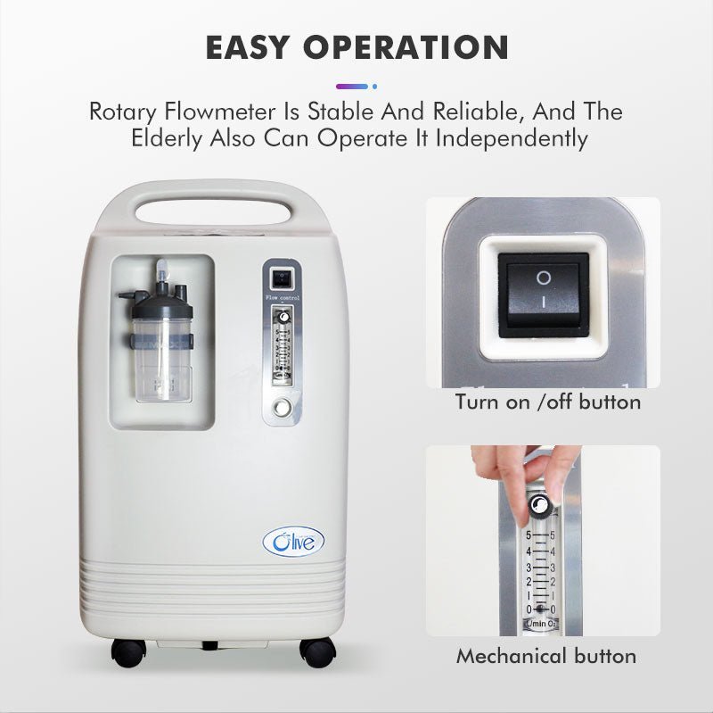 Olive Oxygen concentrator (5 liter) - Uno Vita AS