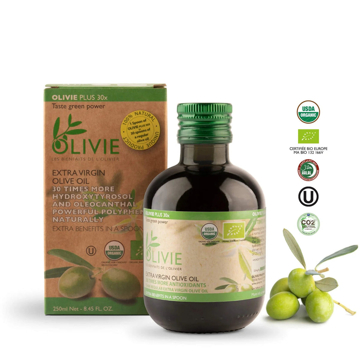 OLIVIE Plus 30x: The Superior Organic Extra Virgin Olive Oil - Uno Vita AS