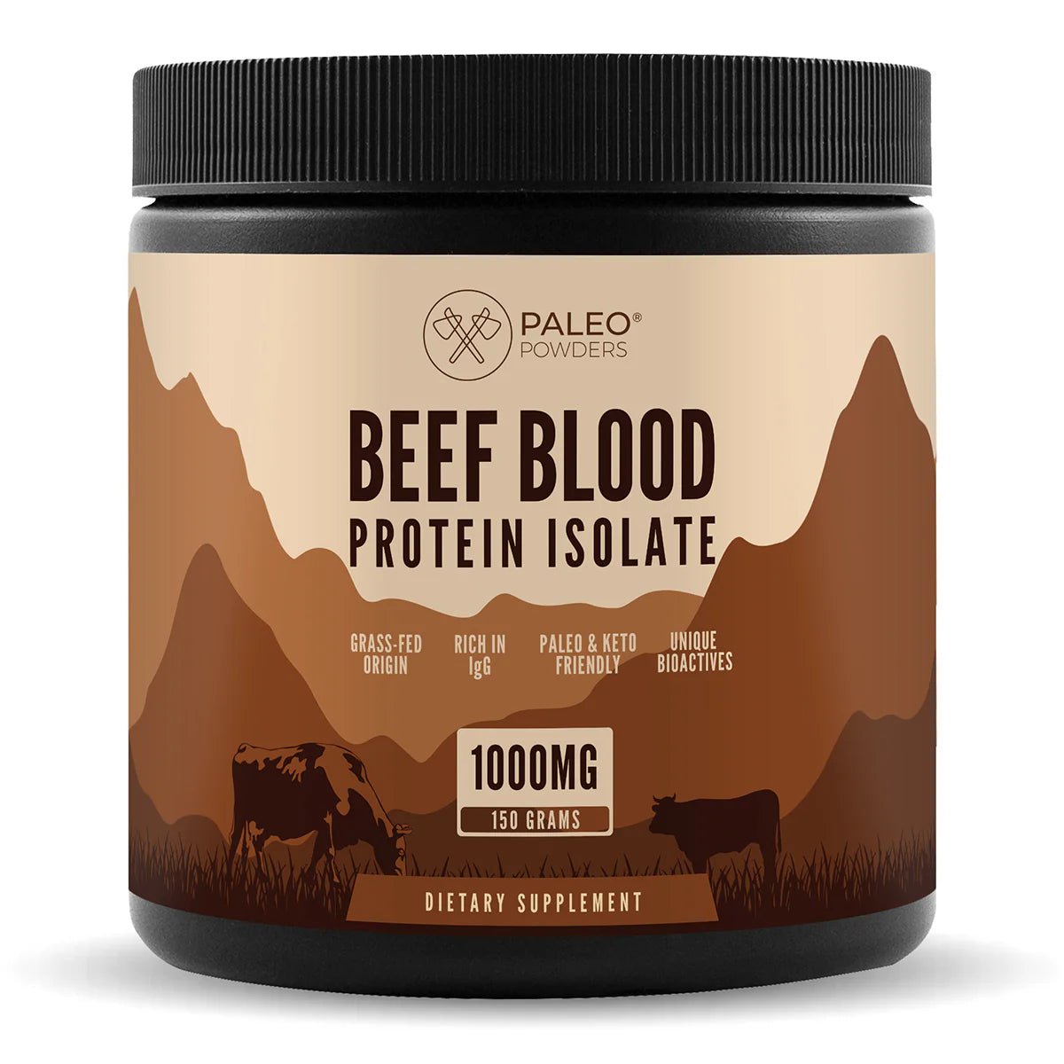 Paleo Beef Blood Protein Isolate – Grass - Fed – 150 gram - Uno Vita AS