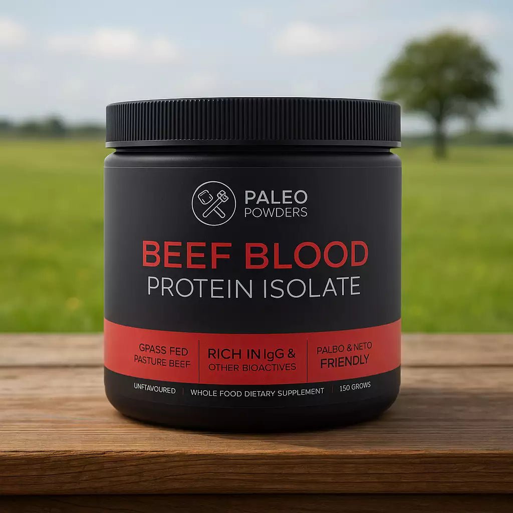 Paleo Beef Blood Protein Isolate – Grass - Fed – 150 gram - Uno Vita AS