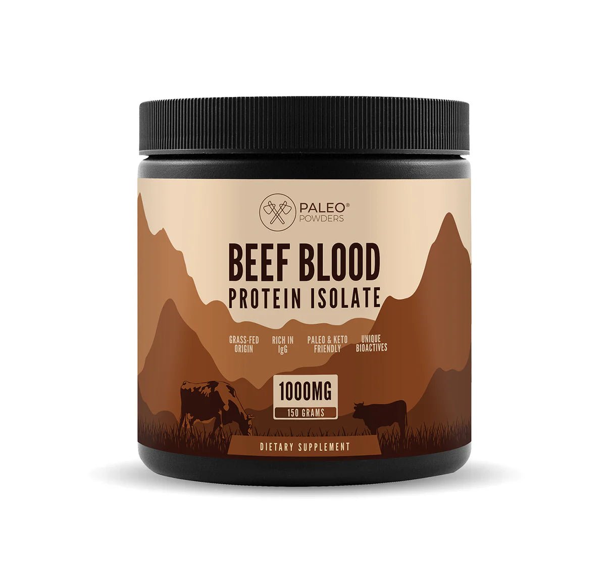Paleo Beef Blood Protein Isolate – Grass - Fed – 150 gram - Uno Vita AS