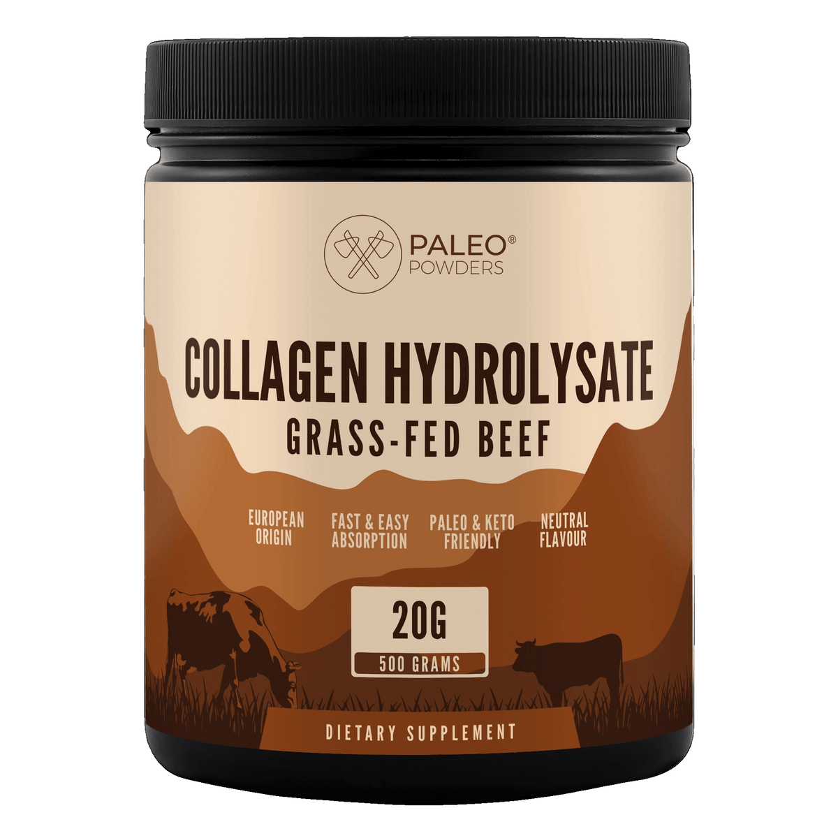 Paleo Powders Collagen Hydrolysate Grass-Fed 500 g