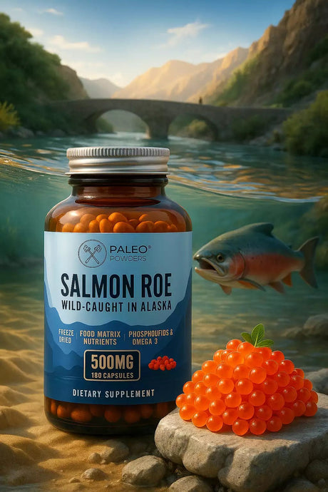 Paleo Wild Salmon Roe (Eggs) - Uno Vita AS