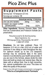 Pico Zinc Plus (240 ml) - Uno Vita AS