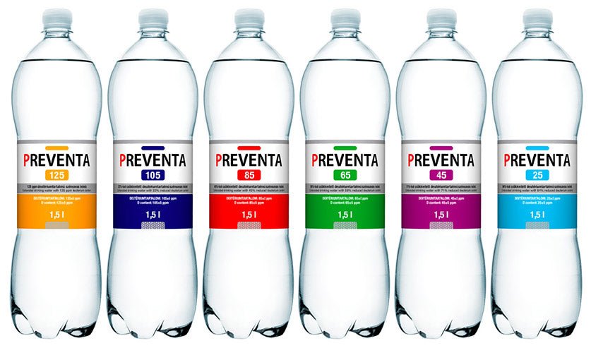 Preventa 25 deuterium - depleted drinking water (18 liters) - Uno Vita AS