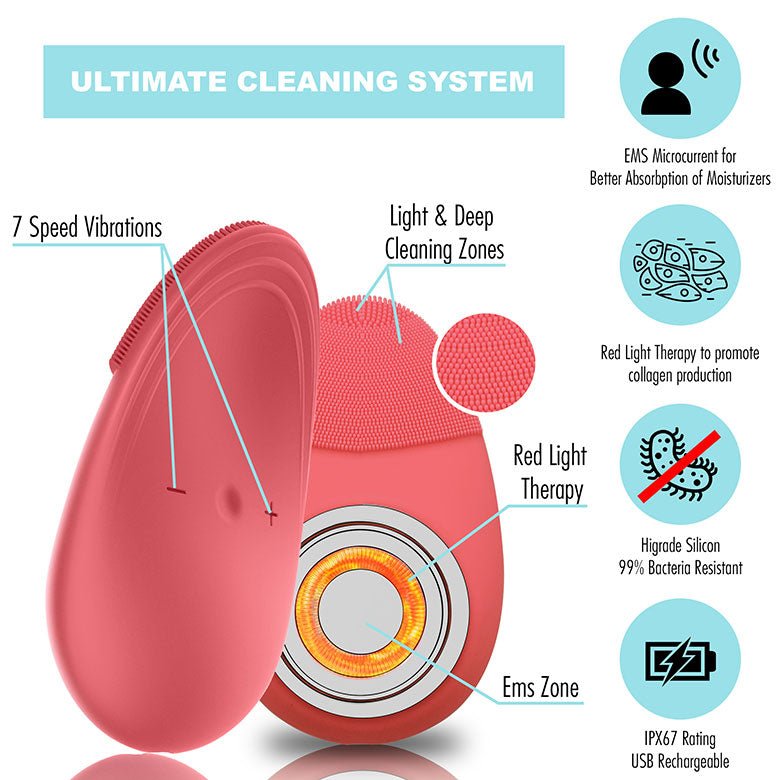 Qlife Vibe 4 in 1 Face Cleaning System - Uno Vita AS