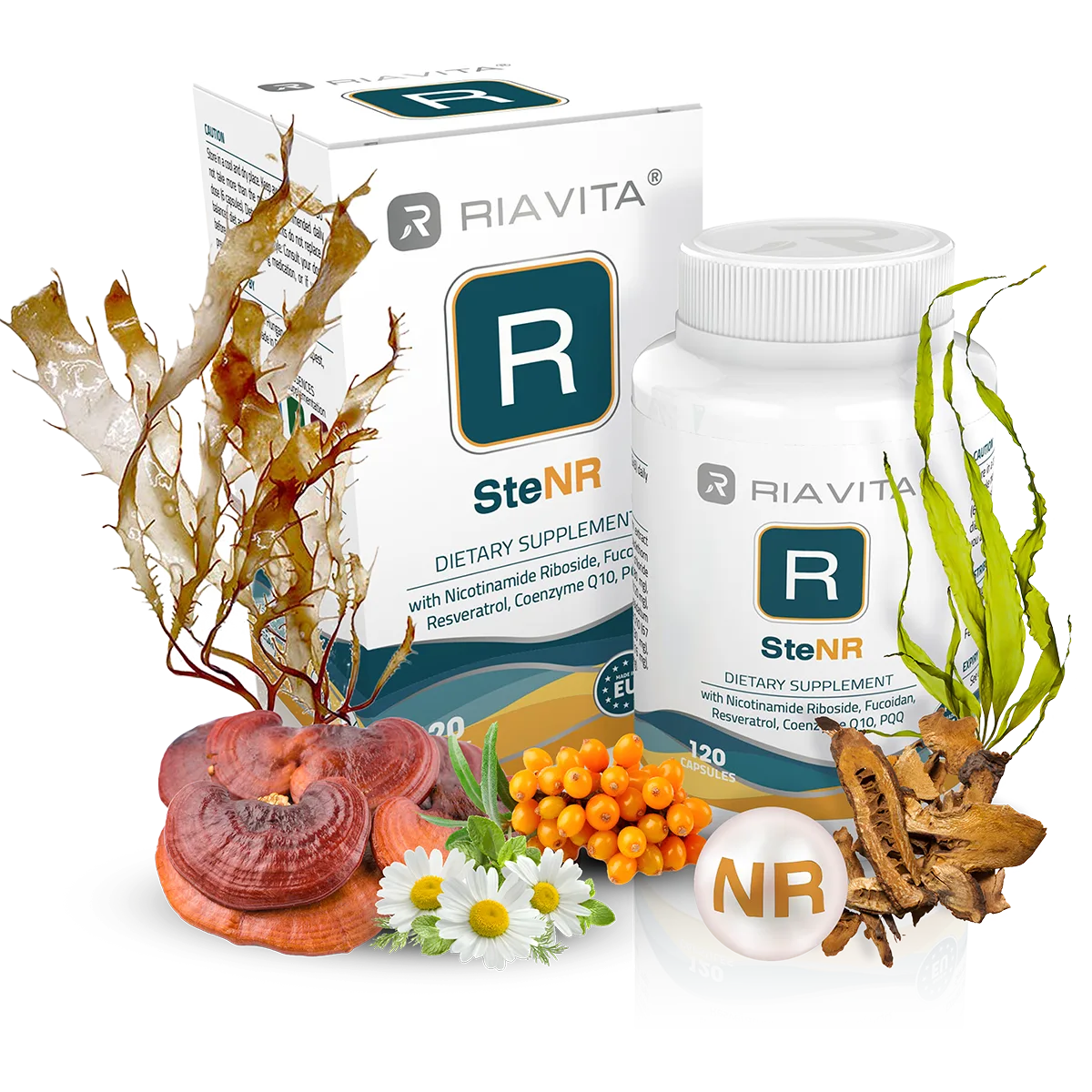 Riavita SteNR (Anti - aging with NR and Herbs) - Uno Vita AS