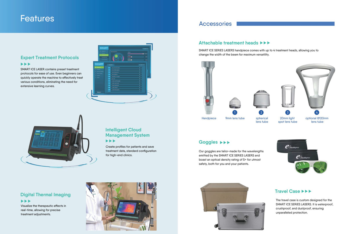 Smart Ice Class 4 Laser Therapy System (Class IV profesjonell laser terapi) - Uno Vita AS