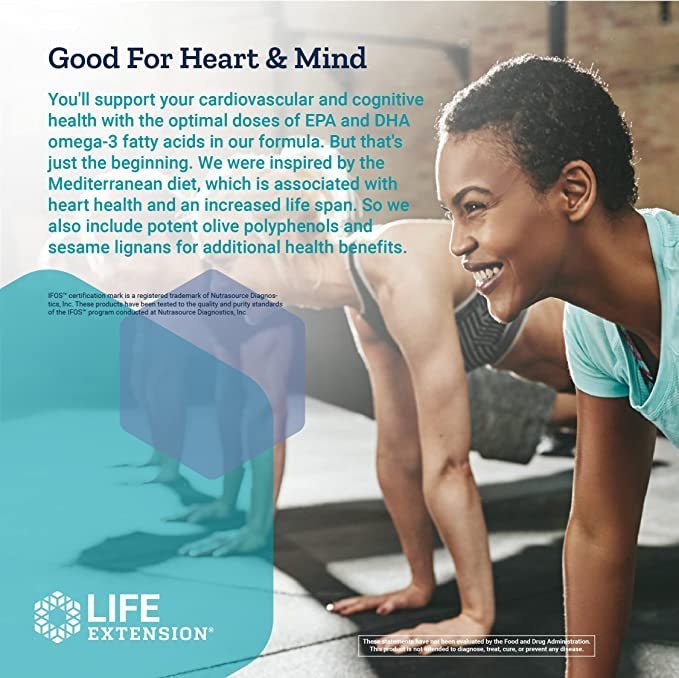 Super Omega - 3 EPA/DHA Fish Oil, Sesame Lignans & Olive Extract - Uno Vita AS