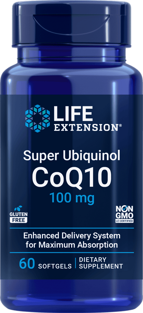 Life Extension Super Ubiquinol CoQ10 100 mg, 60 softgels
