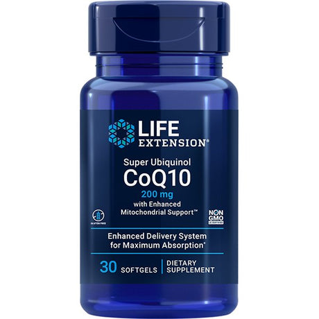 Super Ubiquinol CoQ10 med mitrokondia støtte (200 mg) - Uno Vita AS