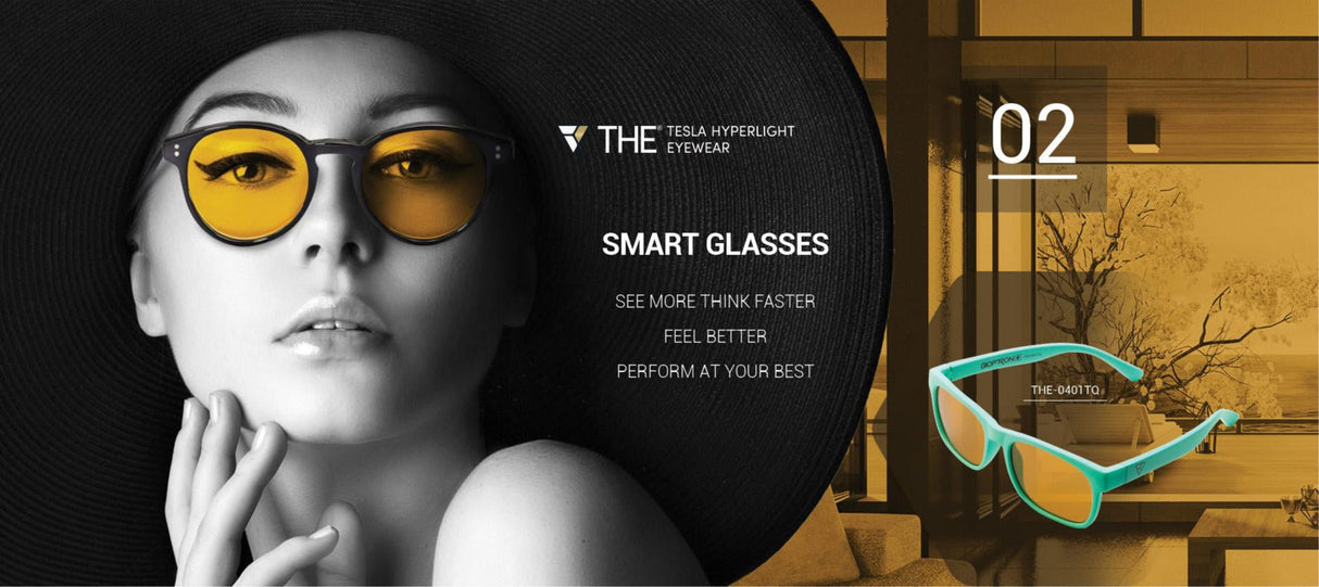Tesla Bioptron Hyperlight Eyewear® (Brun) - Uno Vita AS