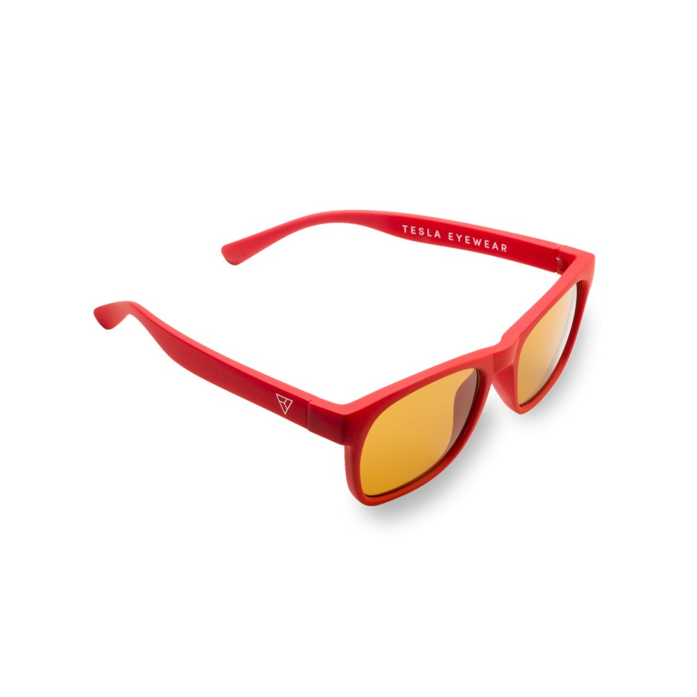 Tesla Bioptron Hyperlight Eyewear (Red, Kids) - Uno Vita AS