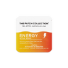 Kraftig farget pakke med wellnessplaster. Teksten "ENERGY ACTIVE BOOST" fremheves. Vegansk og vannbestandig.