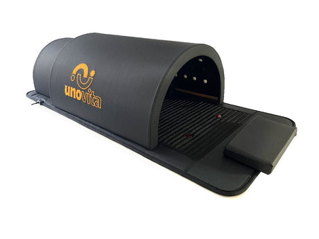 Uno Vita's infrared sauna dome with PEMF and negative ions - Uno Vita AS