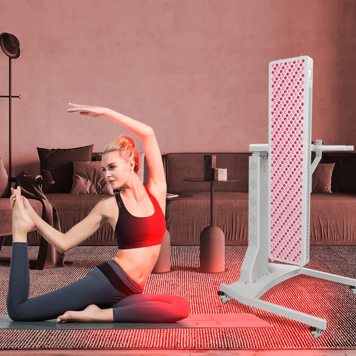 Uno Vita`s Motorized Lift Stand for Uno Vita's Series Red Light Panels - Uno Vita AS