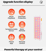 Uno Vita’s RLPRO200 - X2 – avansert rødlys - og NIR - lysterapi med 9 bølgelengder, musikk og Luci Phi - Uno Vita AS