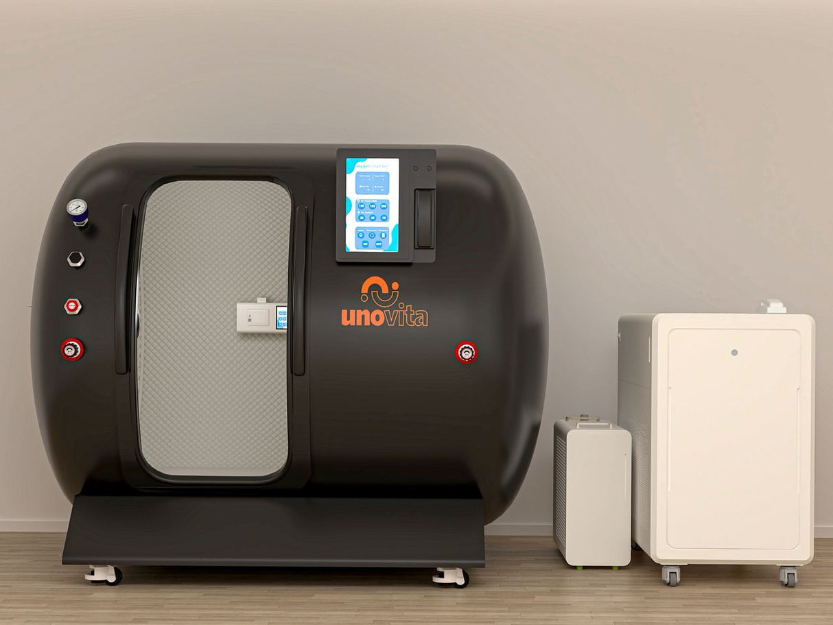 Uno Vita’s Top Line HBOT Duo Side - By - Side Lounge Hard - Shell Hyperbaric Oxygen Chamber for Two Persons (UnoVita YF - 2003) - Uno Vita AS