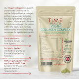 Vegan Collagen Complex – for Optimal Collagen Formation – Skin, Hair, Nails, Joint & Bone Support (120) - Uno Vita AS