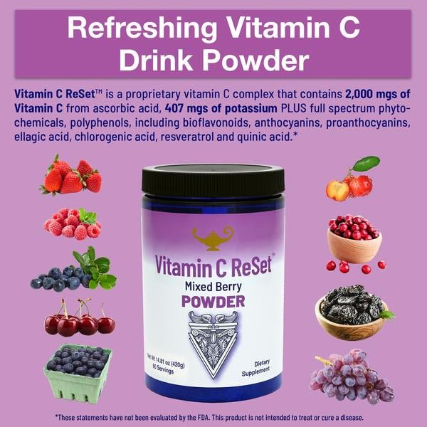 Vitamin C ReSet Vitamin C Drink Powder - Uno Vita AS