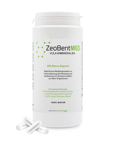 ZeoBent MED® (200) detox capsules - Uno Vita AS