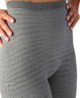 SPIKE-CELL HIGH WAIST CYCLING SHORTS-Gray-S (ingen bytterett)